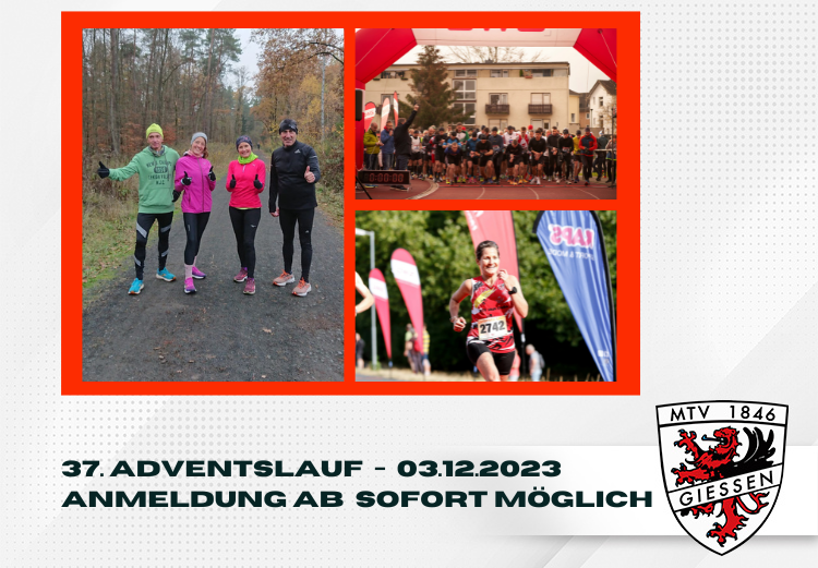37. Adventslauf - Anmeldungen ab sofort möglich